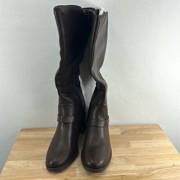 Easy Street Jewel Riding Boots- Brown- Size 9 M- NIB - Picture 1 of 8